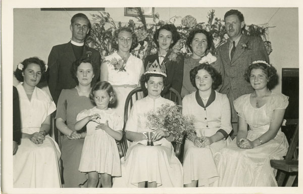 Photograph of Llangwm Carnival Pembrokeshire 1952